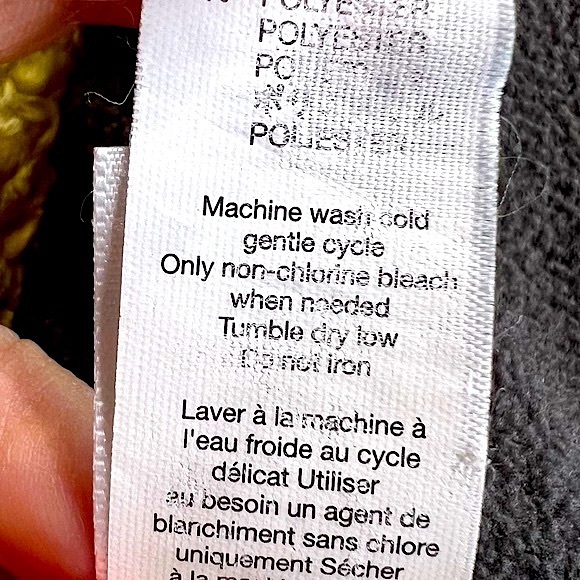 GAP Kids Trapper Hat Sherpa Fleece Charcoal Gray/Tan Winter Warm Cozy, Boys L/XL - Picture 11 of 13